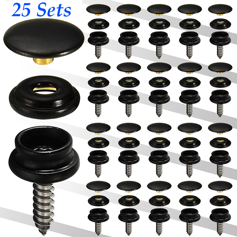 Home Improvement Stores - 75 adet/takım çıtçıt düğme vida çıtçıt