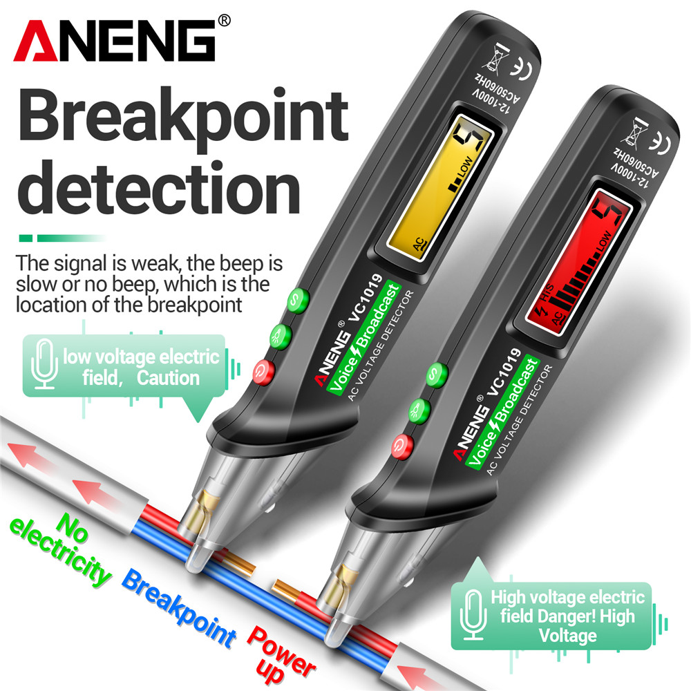 Circuit Breaker Finder - ANENG VC1019 Ses Yayını ve Kızılötesi