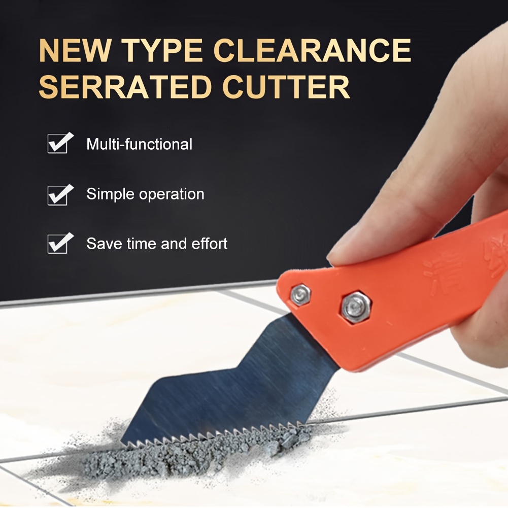 Tile Grout Repair - Profesyonel Seramik Karo Derz Sökücü Tırtıklı