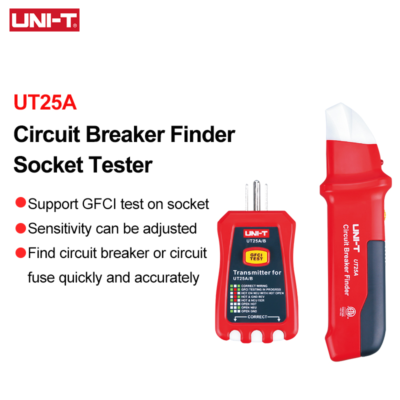 Circuit Breaker Finder - UNI-T AC Devre Kesici Bulucu UT25A