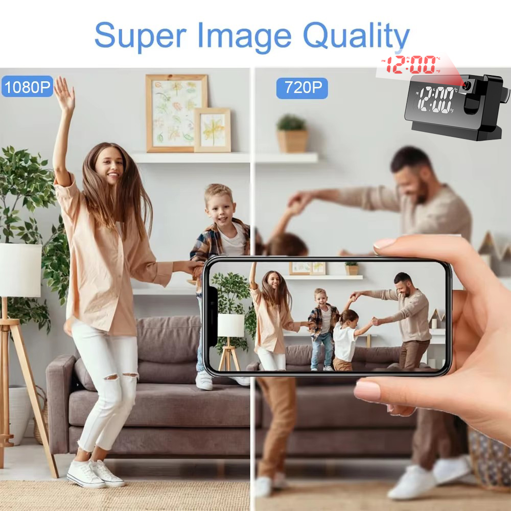 Geliştirilmiş 4K HD Saat Kamer - App Home Improvement incelemesi ve fiyatı
