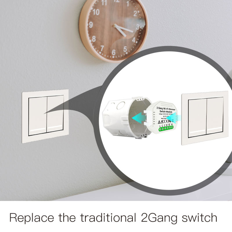 2Gang Wifi Dimmer Işık Anahtar - App Home Improvement incelemesi ve fiyatı