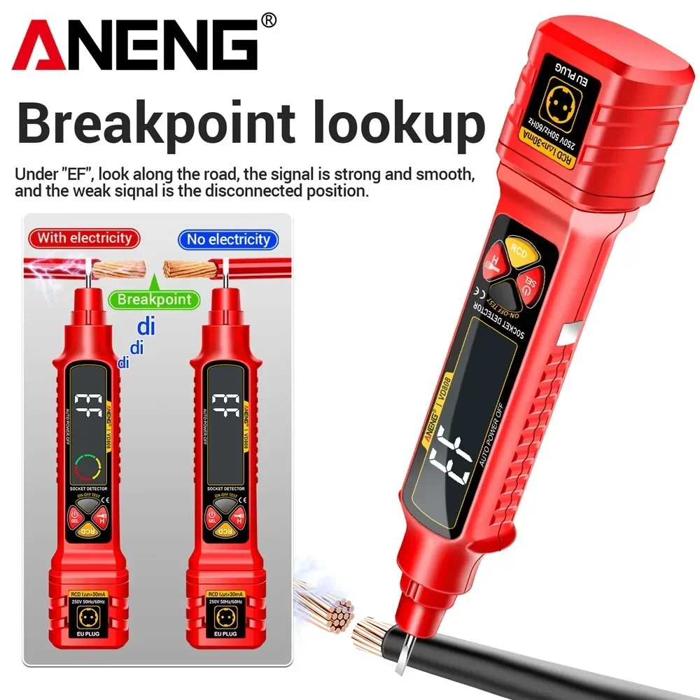 Soket Devre Analizörü ANENG VD - Circuit Breaker Finder incelemesi ve fiyatı