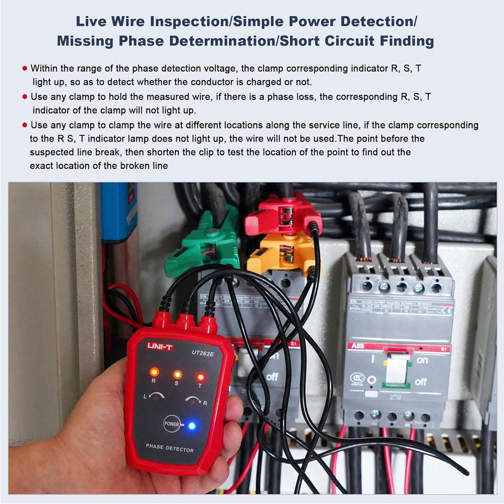 UNI-T UT262E Temassız Üç Fazlı - Circuit Breaker Finder incelemesi ve fiyatı
