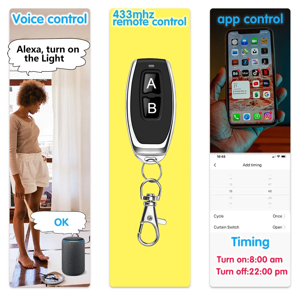 WiFi Akıllı Anahtar AC/DC 12V  - App Home Improvement incelemesi ve fiyatı