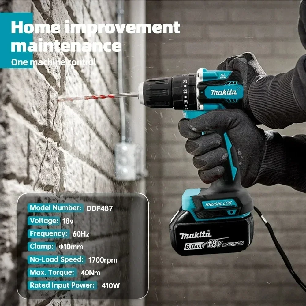 Makita 100% Orijinal DDF487 Ak - Makita Drill Ddf484 incelemesi ve fiyatı