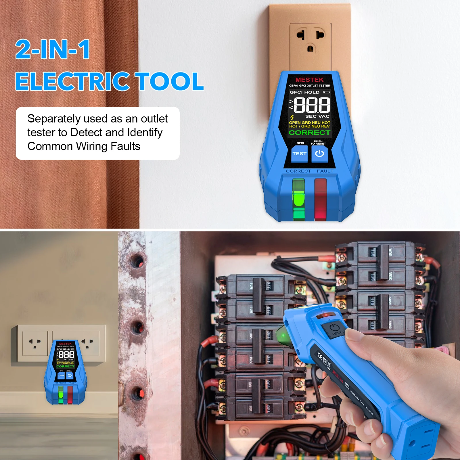 Dijital LCD Ekranlı Devre Kesi - Circuit Breaker Finder incelemesi ve fiyatı