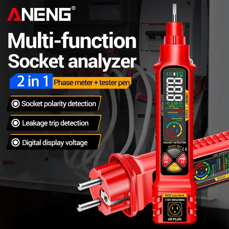Soket Devre Test Cihazı ANENG  - Circuit Breaker Finder incelemesi ve fiyatı